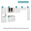 Ver imagem 2 de Cozinha Completa com Balcão Milla Anna 14 Portas MDF Branco Móveis Carraro