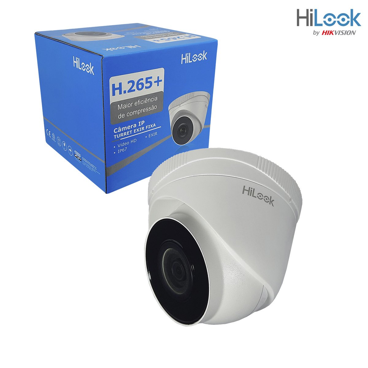 Câmera Dome IP 2Mp Hilook 2,8mm IR 30Mts 1080P Ip67 MadeiraMadeira