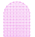 Ver imagem 2 de Tapete para Box Cristal Oval Antiderrapante - Rosa