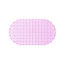 Ver imagem 1 de Tapete para Box Cristal Oval Antiderrapante - Rosa
