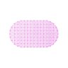 Tapete para Box Cristal Oval Antiderrapante - Rosa - 1