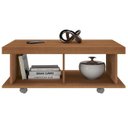 Ver imagem 6 de Mesa de Centro 90cm para Sala Tamburato 50mm Kael Cinamomo A09 - Mpozenato