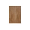 Ver imagem 1 de Módulo de Quarto Casal Guarda Roupa c/ 4 Portas e 3 Gavetas Rizon/Linea Cumaru - Novo Horizonte