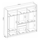 Ver imagem 6 de Guarda Roupa Casal Venice 62080 Amendola Off White - Demóbile