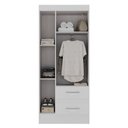 Ver imagem 4 de Guarda-Roupa de Solteiro 3 Portas 2 Gaveta Prime Branco