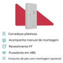 Ver imagem 2 de Guarda-Roupa de Solteiro 3 Portas 2 Gaveta Prime Branco