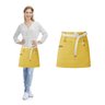 Avental de Cintura Amarelo Arte Pintura Cafeteria Salao 10un - 1