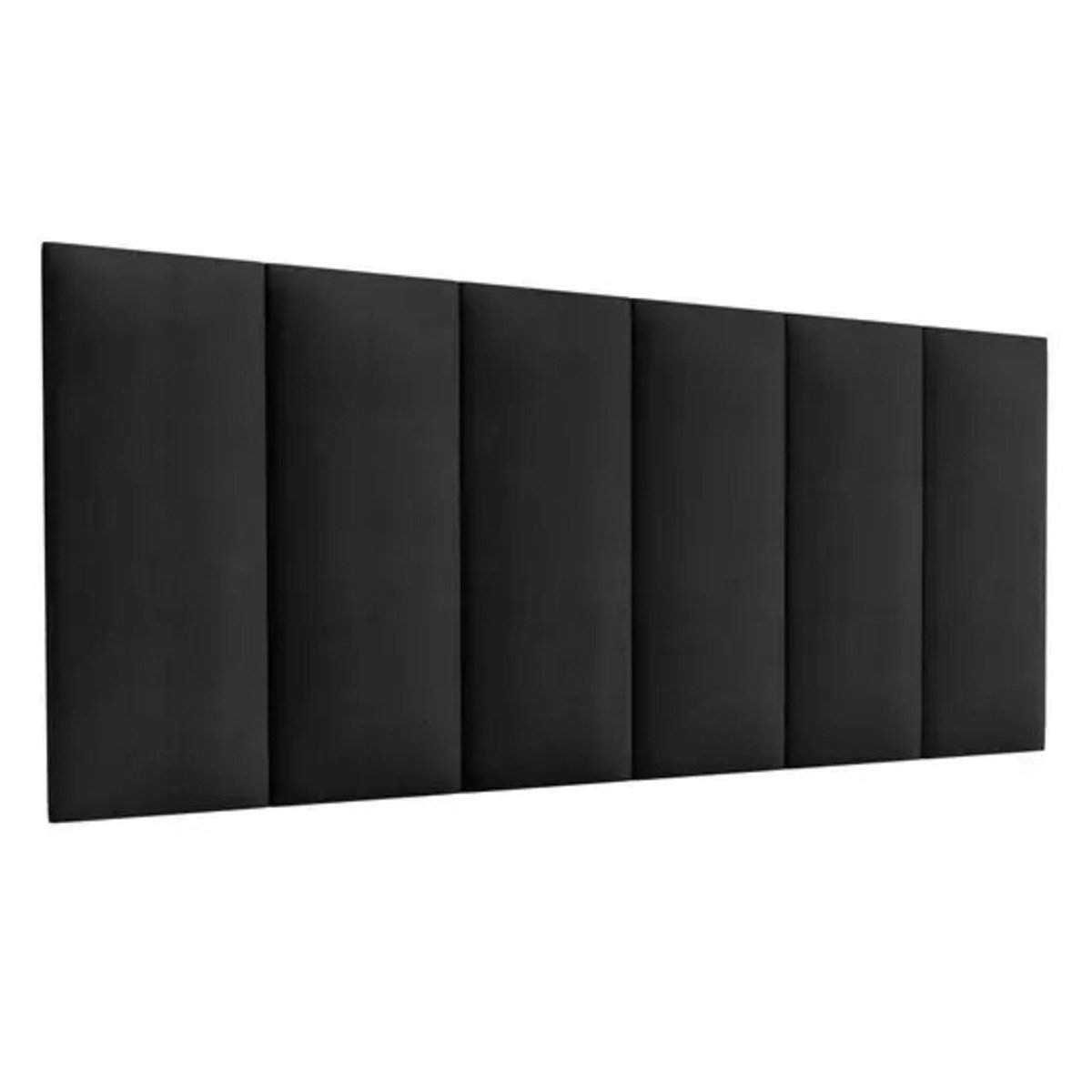 Cabeceira Estofada Casal 1,40cm Preto Sued Pérola Quarto Decoração Lisa