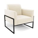 Ver imagem 6 de Sofá Namoradeira com 2 Poltronas Base Industrial Alta Preto Marisa Veludo D03 - D\'rossi Cor Bege