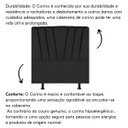 Ver imagem 5 de Cabeceira Casal Queen Size Cama Estofada 160 Cm Antonella Corino:preto