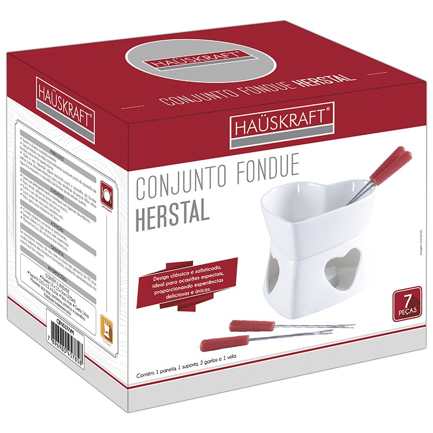 Conjunto De Fondue Herstal Branco 7 Peças HAUSKRAFT CJFN037/BR - 2