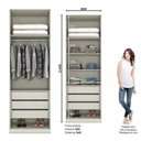 Ver imagem 3 de Guarda Roupa Henn Selleto 2 Portas 3 Gavetas sem Espelho MC03 Sd. MC03-133