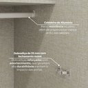Ver imagem 7 de Guarda Roupa Henn Selleto 2 Portas 3 Gavetas sem Espelho MC03 Sd. MC03-133