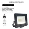 Refletor LED 10W Branco Frio Bivolt a Prova D água - 8