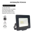 Ver mais imagens de Refletor LED 10W Branco Frio Bivolt a Prova D água