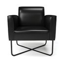 Ver imagem 4 de Poltrona Base X Industrial Preto Marisa Corano D03 - D\'rossi Cor Preto