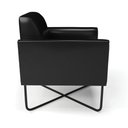 Ver imagem 2 de Poltrona Base X Industrial Preto Marisa Corano D03 - D\'rossi Cor Preto