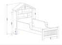 Ver imagem 5 de Cama Solteiro Montessori Princesa Meninas Grade Proteção Quarto Infantil Prateleiras Cor Branco/rosa