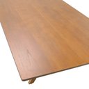 Ver imagem 5 de Mesa de Jantar Dubai Base em Madeira Maciça Tampo Ret.- Amêndoa - Tampo 220x90cm Laminado Cinamomo