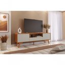 Ver imagem 1 de Rack Sinus para TV 75" 180cm MDF com Pés Reguláveis Naturalle-Off White
