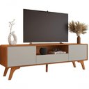 Ver imagem 3 de Rack Sinus para TV 75" 180cm MDF com Pés Reguláveis Naturalle-Off White