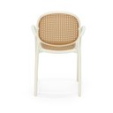 Ver imagem 5 de Cadeira de Jantar Roma com Braço para Sala e Cozinha - Bege