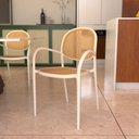 Ver imagem 2 de Cadeira de Jantar Roma com Braço para Sala e Cozinha - Bege