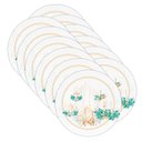 Ver imagem 2 de Kit Capa Sousplat Natal Velas - 12 Peças
