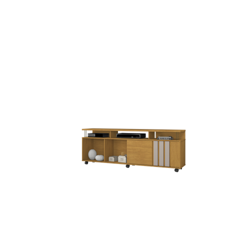 Rack para TV até 72 Polegadas Atraente Candian JCM Movelaria Cinamomo/Off White