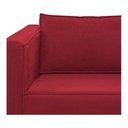 Ver imagem 4 de Sofá 2 Lugares Europa Suede Vermelho