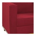 Ver imagem 3 de Sofá 2 Lugares Europa Suede Vermelho