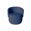 Ver imagem 4 de Kit Namoradeira + Poltrona Decorativa Beatriz Orgânica Veludo Azul Marinho
