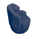 Ver imagem 3 de Kit Namoradeira + Poltrona Decorativa Beatriz Orgânica Veludo Azul Marinho