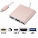 Ver imagem 2 de Adaptador Type-c Macho para Usb 3.0, Hdmi e Usb-c Femea Usb 3.1