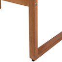 Ver mais imagens de Sapateira/estante Baixa de Madeira Nina Cor Natural com Prateleira Branca