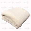 Ver imagem 1 de Cobertor Manta Casal Soft 200x180cm 100% Poliéster Microfibra Fleece Bege Claro Oem