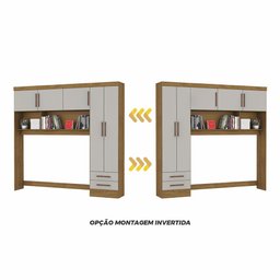 Guarda-roupa Modulado 5 Portas 2 Gavetas Carioca Móveis - 3