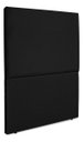Ver imagem 3 de Cabeceira Cama Box Organica Solteiro 90cm Luna Suede C/frame Preto