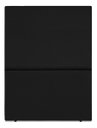 Ver imagem 2 de Cabeceira Cama Box Organica Solteiro 90cm Luna Suede C/frame Preto