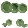Aparelho de Jantar Roma Verde Salvia 42 Peças Porto Brasil - 1