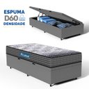 Ver imagem 2 de Cama Box Baú com Colchão de Espuma D60 Double Face Guarda Costas Comfort Force Probel Solteiro