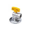 Ver mais imagens de Válvula Esfera Angular 90° Gás M X F 1/2x1/2 Rosca Longa Brv