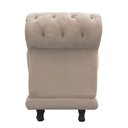 Ver imagem 4 de Kit 2 Recamier Barcelona Namoradeira Suede Bege D'Rossi