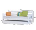 Ver imagem 2 de Bicama Cor Branco + 2 Colchoes