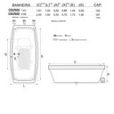 Ver imagem 2 de Banheira Dupla Verona com Hidro em Acrílico