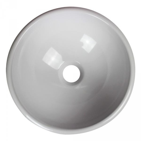 Cuba de Apoio Redonda 28 cm (Branca) - 3