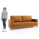 Ver imagem 5 de Sofá 2 Lugares 160cm Living Sala de Estar Kayrós D05 Sintético Whisky - Mpozenato