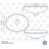 Cuba de Apoio Oval 37 cm (Vermelha) - 3