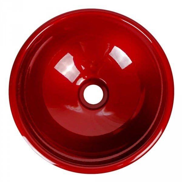 Cuba de Apoio Redonda 28 cm (Vermelha Perolizada) - 2