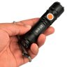 Mini Lanterna  Super Potente Led T6 Recarregável USB com Zoom - 1